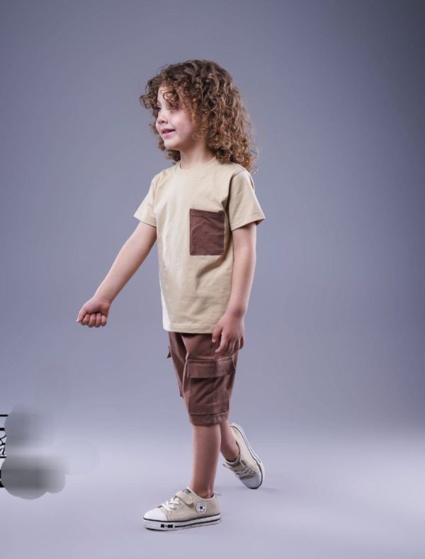 تیشرت شلوارک جیب دار